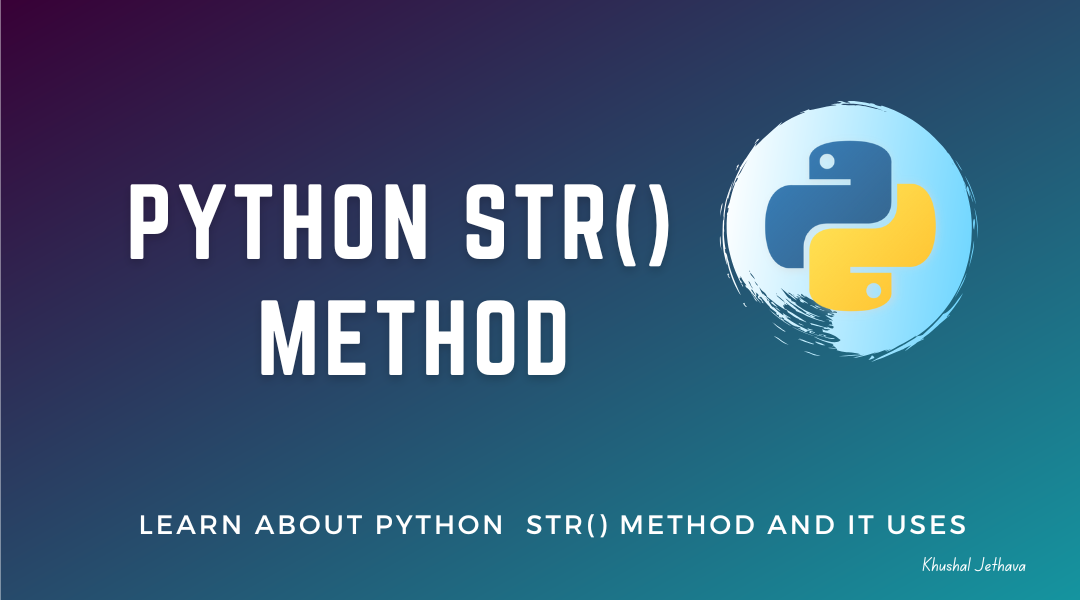 Python str()